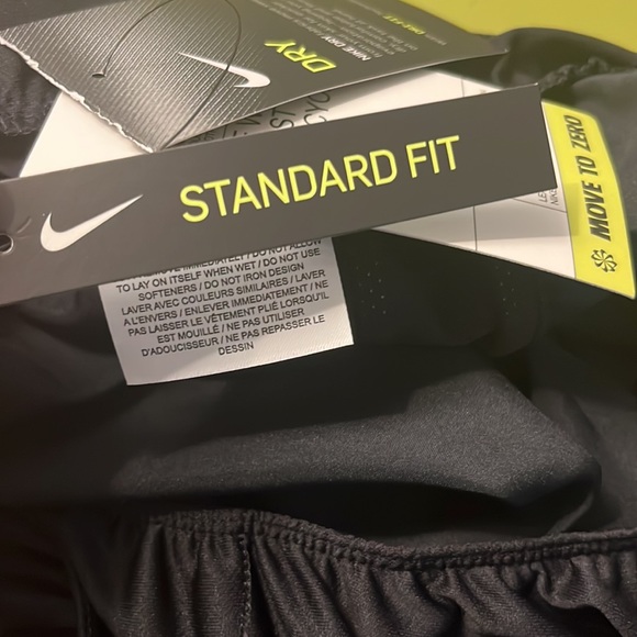 NWT 3x Nike athletic shorts. Black with white trim. Standard fit. - Picture 4 of 4